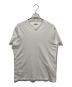 MONCLER（モンクレール）の古着「サイドロゴVネックTシャツ」｜ホワイト