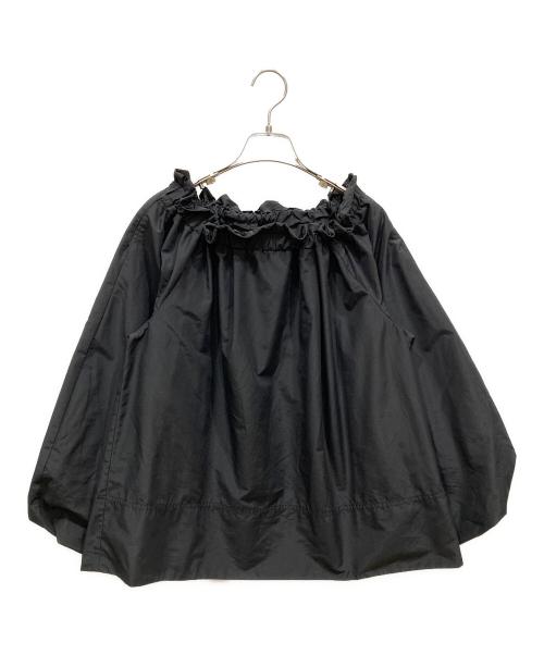CELFORD（セルフォード）CELFORD (セルフォード) ショルダーリボンギャザーブラウス ブラック サイズ:SIZE Freeの古着・服飾アイテム