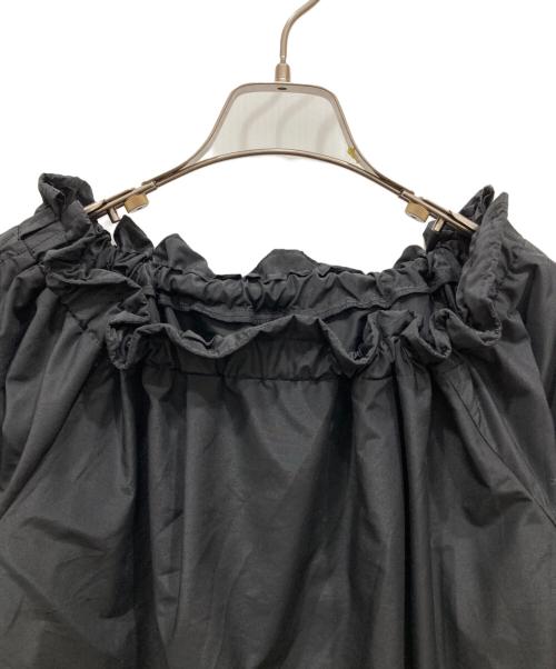 CELFORD（セルフォード）CELFORD (セルフォード) ショルダーリボンギャザーブラウス ブラック サイズ:SIZE Freeの古着・服飾アイテム