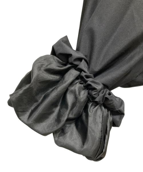 CELFORD（セルフォード）CELFORD (セルフォード) ショルダーリボンギャザーブラウス ブラック サイズ:SIZE Freeの古着・服飾アイテム