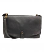 vascoヴァスコ）の古着「レザーショルダーバッグ」｜ブラック