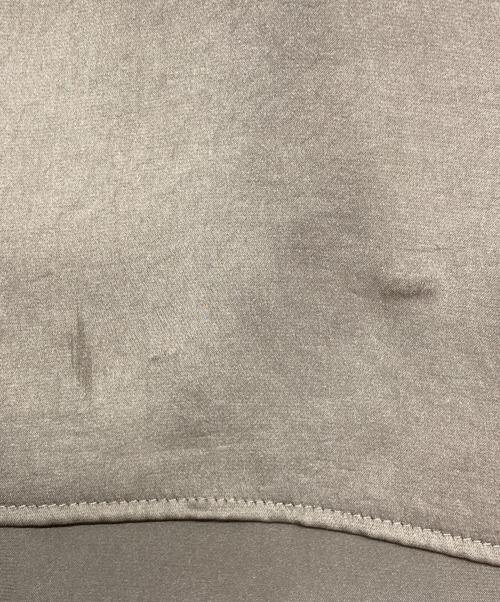 MOTOMACHI Zelal（モトマチゼラール）MOTOMACHI Zelal (モトマチゼラール) ヴィンテージサテンサイドギャザー＆フレアーワンピース ブラウン サイズ:Ⅼの古着・服飾アイテム