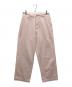 Spick and Span（スピックアンドスパン）の古着「Higuchi×S チノワイドパンツ」｜ピンク
