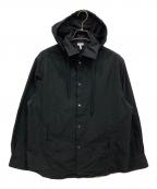 LOEWEロエベ）の古着「フーデッド オーバーシャツ」｜ブラック