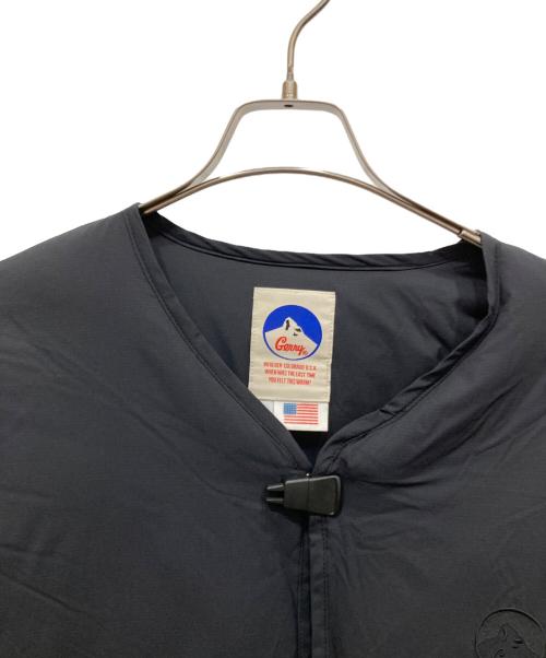 GERRY（ジェリー）GERRY (ジェリー) NOCOLLAR DOWN JACKET ブラック サイズ:SIZE Lの古着・服飾アイテム