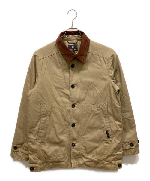 mont-bell（モンベル）mont-bell (モンベル) キャンバスカントリーダウンジャケット ベージュ サイズ:SIZE Sの古着・服飾アイテム