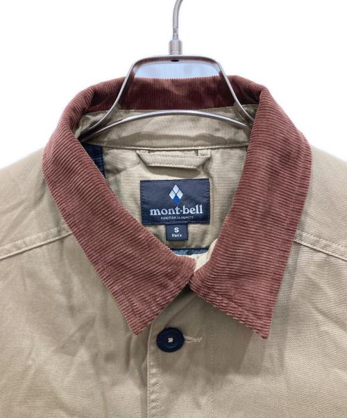 mont-bell（モンベル）mont-bell (モンベル) キャンバスカントリーダウンジャケット ベージュ サイズ:SIZE Sの古着・服飾アイテム