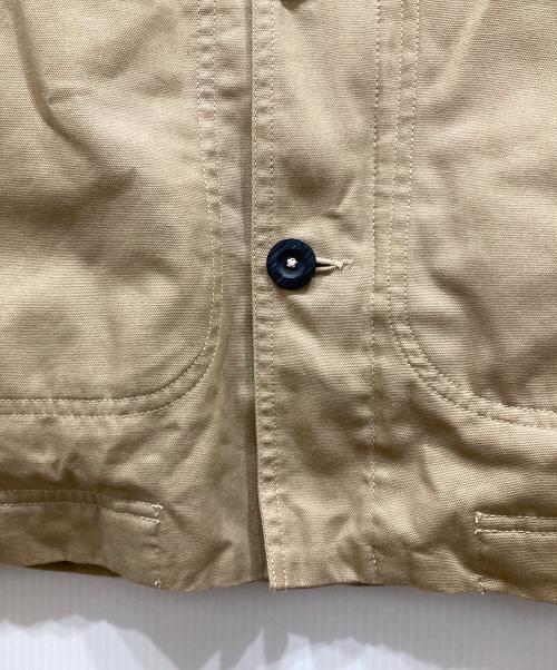 mont-bell（モンベル）mont-bell (モンベル) キャンバスカントリーダウンジャケット ベージュ サイズ:SIZE Sの古着・服飾アイテム