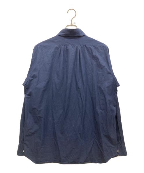 NIGEL CABOURN（ナイジェルケーボン）NIGEL CABOURN (ナイジェルケーボン) コットンシャツ ネイビー サイズ:SIZE 50の古着・服飾アイテム