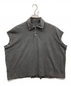 45rpm45アールピーエム）の古着「ジンバブエコットンの馬ポロ」｜グレー