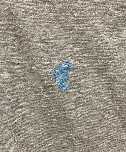 45rpm（45アールピーエム）45rpm (45アールピーエム) ジンバブエコットンの馬ポロ グレー サイズ:-の古着・服飾アイテム