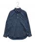 45R（フォーティファイブ・アール）の古着「ドットプリントの908丸衿プルシャツ」｜ネイビー