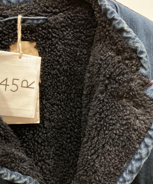 45R（フォーティファイブ・アール）45R (フォーティファイブ・アール) 大麦デニムの908裏ボアコート インディゴ サイズ:4の古着・服飾アイテム