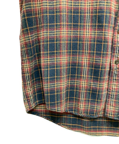 L.L.Bean（エルエルビーン）L.L.Bean (エルエルビーン) チェックシャツ レッド サイズ:Mの古着・服飾アイテム