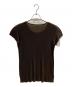 PLEATS PLEASE（プリーツプリーズ）の古着「プリーツカットソー」｜ブラウン