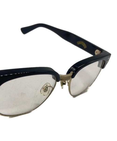 UNCROWD（アンクラウド）UNCROWD (アンクラウド) サングラス ブラック×ゴールドの古着・服飾アイテム