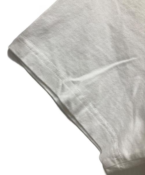 maison kitsune（メゾンキツネ）MAISON KITSUNE (メゾンキツネ) ビッグパステルフォックスヘッドロゴTシャツ ホワイト サイズ:Sの古着・服飾アイテム