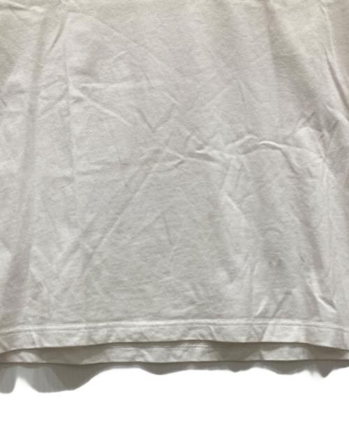 maison kitsune（メゾンキツネ）MAISON KITSUNE (メゾンキツネ) ビッグパステルフォックスヘッドロゴTシャツ ホワイト サイズ:Sの古着・服飾アイテム