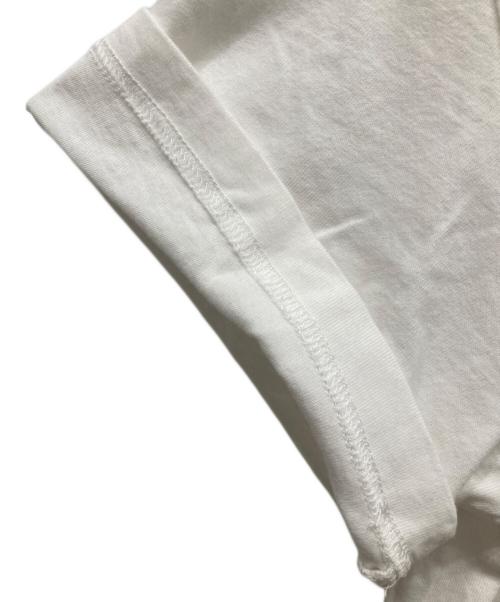 maison kitsune（メゾンキツネ）MAISON KITSUNE (メゾンキツネ) ビッグパステルフォックスヘッドロゴTシャツ ホワイト サイズ:Sの古着・服飾アイテム