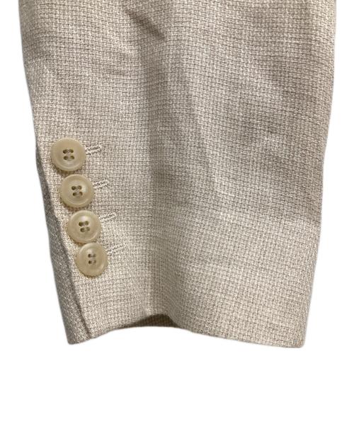 BOSS HUGO BOSS（ボス ヒューゴボス）BOSS HUGO BOSS (ボス ヒューゴボス) リネンテーラードジャケット ベージュ サイズ:44の古着・服飾アイテム