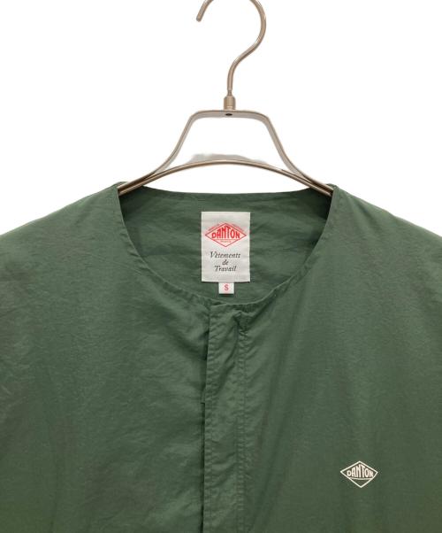DANTON（ダントン）DANTON (ダントン) カラーレスジャケット グリーン サイズ:Sの古着・服飾アイテム