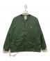 DANTON（ダントン）の古着「カラーレスジャケット」｜グリーン