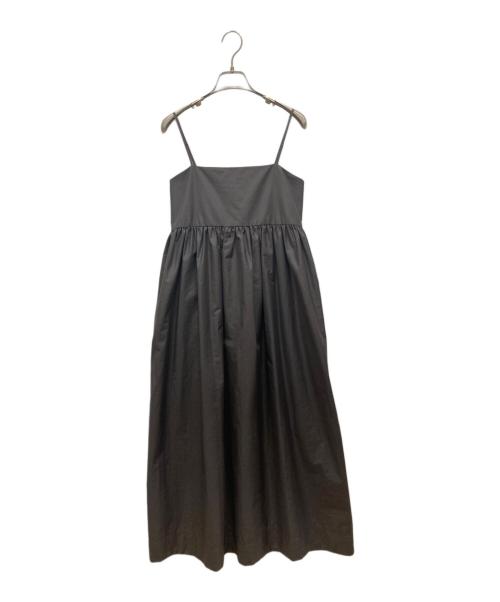 UNITED ARROWS（ユナイテッドアローズ）UNITED ARROWS (ユナイテッドアローズ) タフタキャミソールワンピース グレー サイズ:36の古着・服飾アイテム