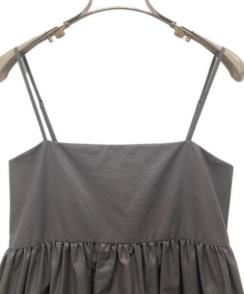 UNITED ARROWS（ユナイテッドアローズ）UNITED ARROWS (ユナイテッドアローズ) タフタキャミソールワンピース グレー サイズ:36の古着・服飾アイテム