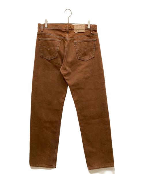LEVI'S（リーバイス）LEVI'S (リーバイス) 後染めデニムパンツ ブラウン サイズ:-の古着・服飾アイテム