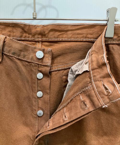 LEVI'S（リーバイス）LEVI'S (リーバイス) 後染めデニムパンツ ブラウン サイズ:-の古着・服飾アイテム
