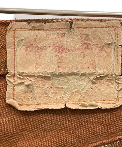 LEVI'S（リーバイス）LEVI'S (リーバイス) 後染めデニムパンツ ブラウン サイズ:-の古着・服飾アイテム