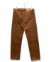 LEVI'S (リーバイス) 後染めデニムパンツ ブラウン サイズ:-：7000円
