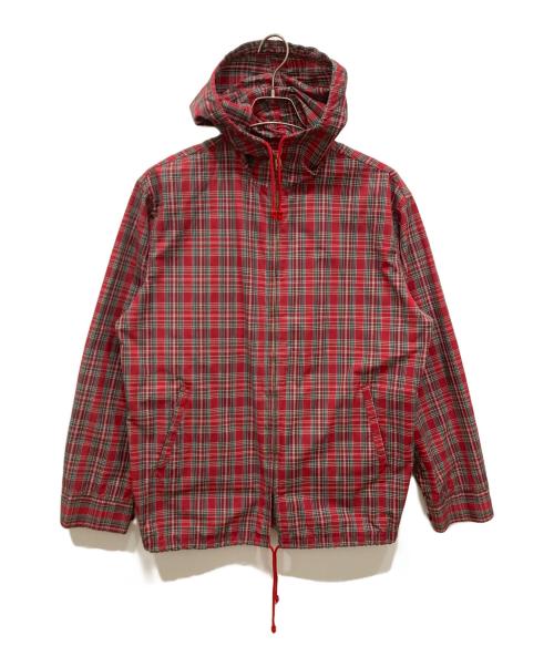 SUGAR CANE（シュガーケーン）SUGAR CANE (シュガーケーン) チェックシェルパーカー レッド サイズ:Ⅿの古着・服飾アイテム