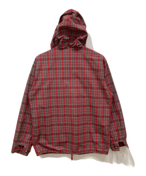 SUGAR CANE（シュガーケーン）SUGAR CANE (シュガーケーン) チェックシェルパーカー レッド サイズ:Ⅿの古着・服飾アイテム