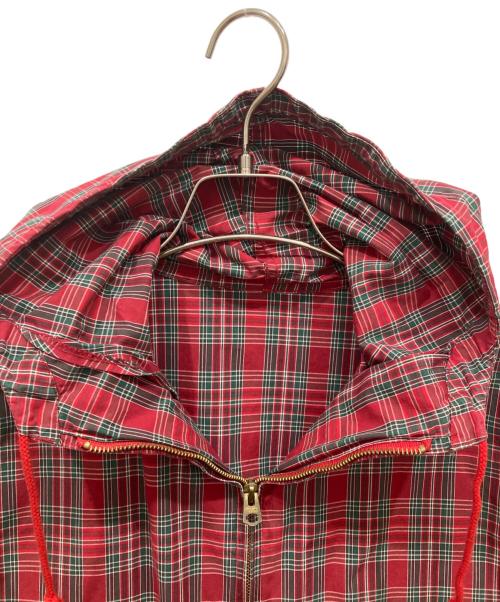SUGAR CANE（シュガーケーン）SUGAR CANE (シュガーケーン) チェックシェルパーカー レッド サイズ:Ⅿの古着・服飾アイテム
