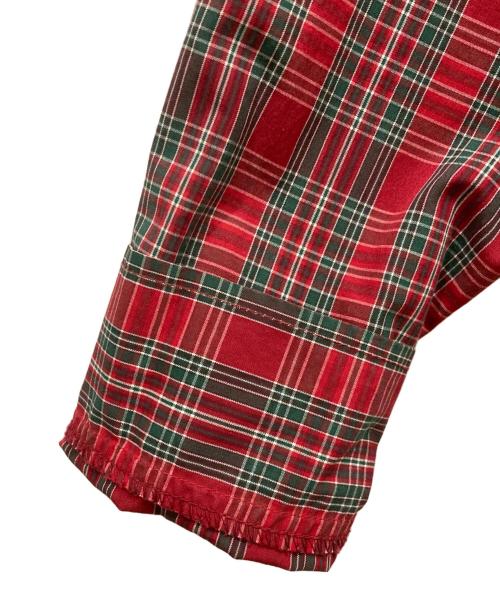 SUGAR CANE（シュガーケーン）SUGAR CANE (シュガーケーン) チェックシェルパーカー レッド サイズ:Ⅿの古着・服飾アイテム