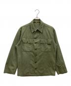 US ARMYユーエスアーミー）の古着「40s M-43 HBT JACKET 13スターヘリンボーンツイルジャケット」｜カーキ