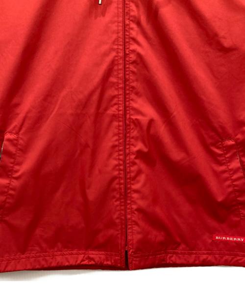 BURBERRY GOLF（バーバリーゴルフ）BURBERRY GOLF (バーバリーゴルフ) ジップアップジャケット レッド サイズ:LLの古着・服飾アイテム
