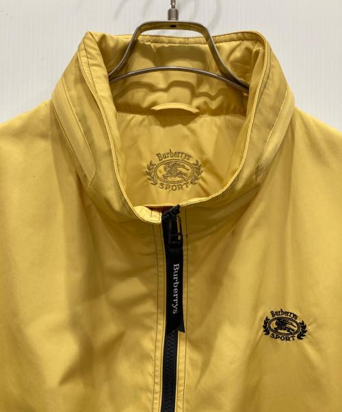 Burberry's SPORT（バーバリーズ スポーツ）Burberry's SPORT (バーバリーズ スポーツ) ジップアップジャケット イエロー サイズ:46の古着・服飾アイテム
