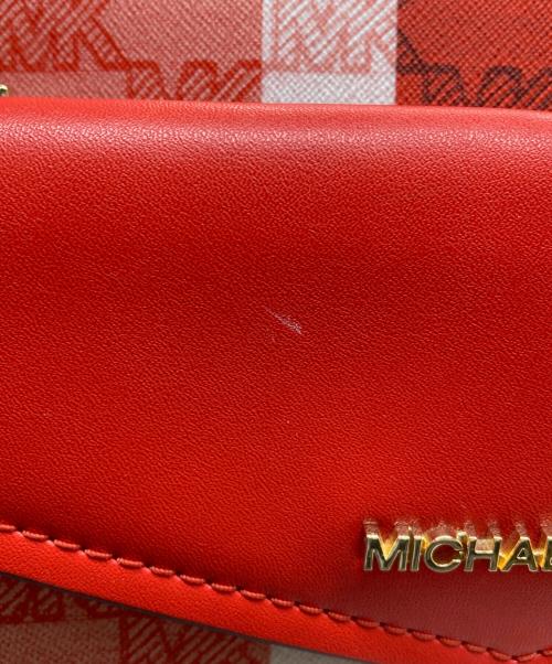 MICHAEL KORS（マイケル・コース）MICHAEL KORS (マイケルコース) 2WAYバッグ レッドの古着・服飾アイテム