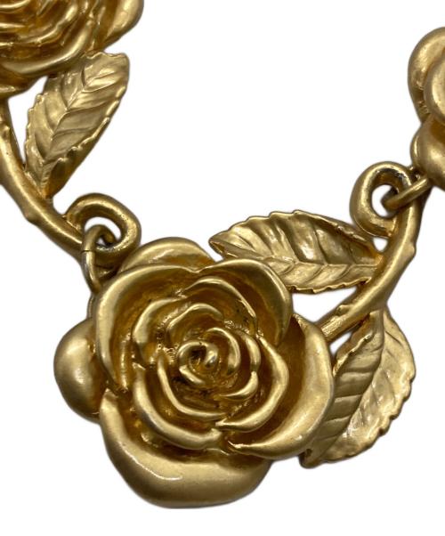 KENZO（ケンゾー）KENZO (ケンゾー) フラワーモチーフネックレス ゴールドの古着・服飾アイテム