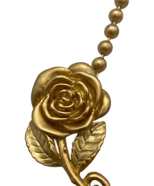 KENZO（ケンゾー）KENZO (ケンゾー) フラワーモチーフネックレス ゴールドの古着・服飾アイテム