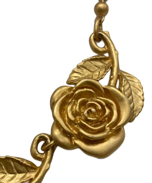 KENZO（ケンゾー）KENZO (ケンゾー) フラワーモチーフネックレス ゴールドの古着・服飾アイテム