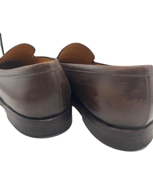 Jalan Sriwijaya（ジャランスリウァヤ）Jalan Sriwijaya (ジャランスリウァヤ) カーフレザーコインローファー ブラウン サイズ:SIZE 8 1/2の古着・服飾アイテム