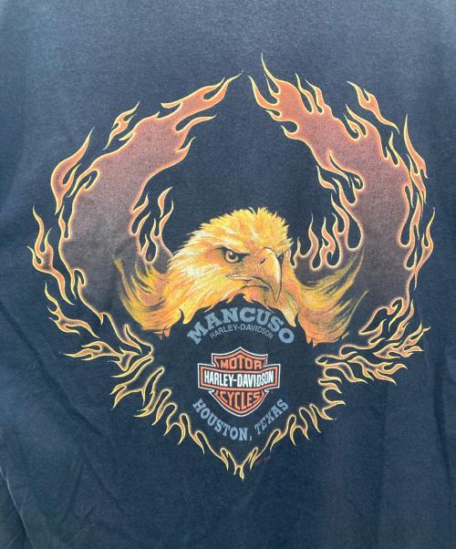 HARLEY-DAVIDSON（ハーレーダビッドソン）HARLEY-DAVIDSON (ハーレーダビッドソン) 両面プリントTシャツ ブラック サイズ:ＸＬの古着・服飾アイテム