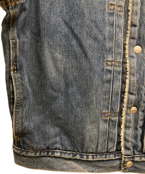 LEVI'S PReMIUM（リーバイス プレミアム）LEVI'S PReMIUM (リーバイスプレミアム) TYPE 1 SHERPA TRUCKER インディゴ サイズ:Lの古着・服飾アイテム