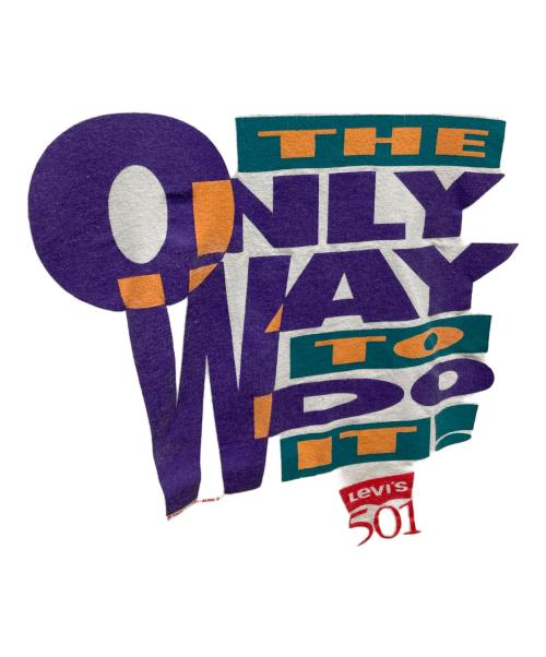 LEVI'S（リーバイス）LEVI'S (リーバイス) 90’ｓプリントTシャツ ホワイト サイズ:XLの古着・服飾アイテム