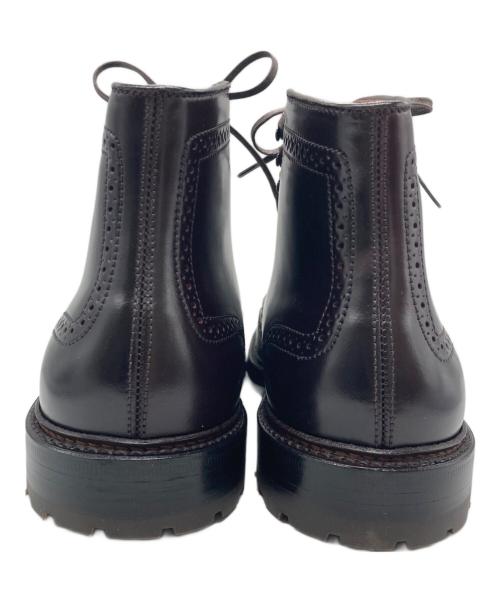 Alden（オールデン）ALDEN (オールデン) コードバンウィングチップレザーブーツ バーガンディー サイズ:SIZE 8Dの古着・服飾アイテム