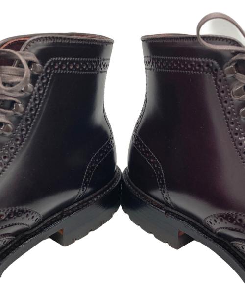 Alden（オールデン）ALDEN (オールデン) コードバンウィングチップレザーブーツ バーガンディー サイズ:SIZE 8Dの古着・服飾アイテム