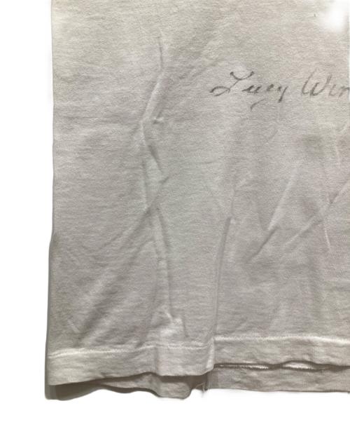 FRUIT OF THE LOOM（フルーツオブザルーム）FRUIT OF THE LOOM (フルーツオブザルーム) 90’ｓ偉人プリントTシャツ ホワイト サイズ:XLの古着・服飾アイテム